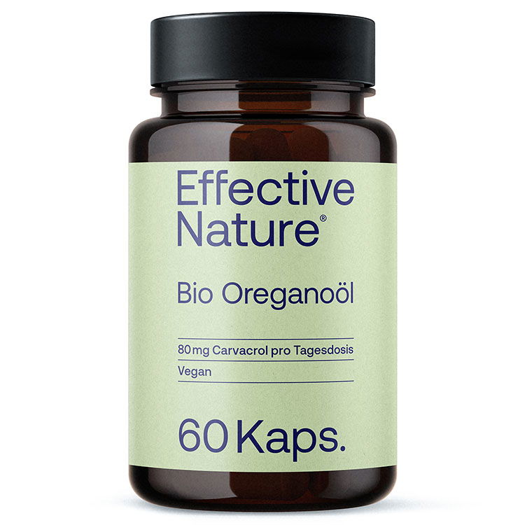 Oregano-Öl-Kapseln von effective nature Oregano-Öl-Kapseln von effective nature